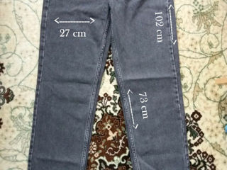 Nou! Blugi drepti, talie inalta, 100% cotton, marimea 28, 550 lei, sec. Ciocana foto 1