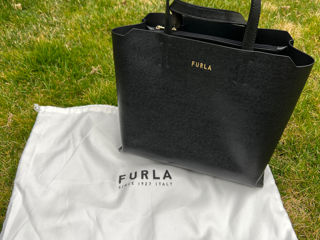 Geanta Furla piele neagra, Originala