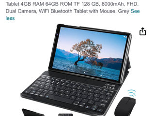 Tableta Facetel Q3 4/64gb husa / sticla / mouse / tastatura foto 5