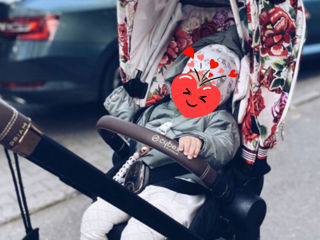 Cybex Priam Lux, Rose Gold 2 в 1. Люлька Jeremy Scott. Все целое, без дефектов foto 6