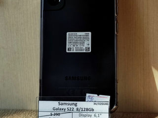 Samsung Galaxy S22 8/128 gb  4590 lei