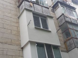 Renovarea balcoanelor. Balcon cald. Расширение балконов. Пвх французские балконы любой сложности