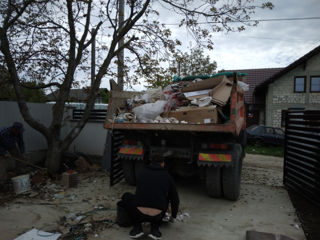 Evacuarea deseilor după construcții.вывоз мусора после строительства