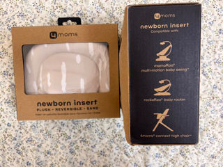 4Moms/MamaRoo двухсторонние новые вкладыши/ newborn insert foto 3