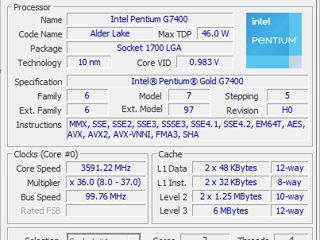 Intel Core i3-12100 / Pentium Gold G7400 foto 7