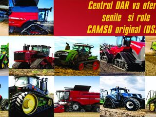 CAMSO(USA)Резиновые гусеницы,ролики для трактаров.(Senile cauciuc,Role p/u tractoare combine) foto 4