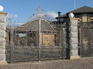 Козырьки, ворота,заборы, решётки, металлические двери  и другие изделия из металла. foto 11