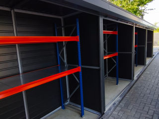 Dulap metalic RoletBox cu roletă și stelaje – perfect pentru parcare, balcon, grădină, curte. фото 8