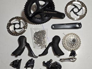 Shimano ultegra r8020 2x11-speed group, hydraulic disc brake