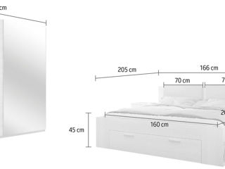 Set mobilă de calitate înaltă în dormitor foto 8