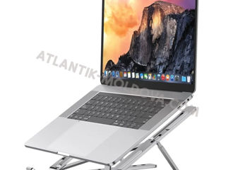 Suportul portabil universal din aluminiu pentru laptop, tabletă,  telefon sau tastatură foto 13