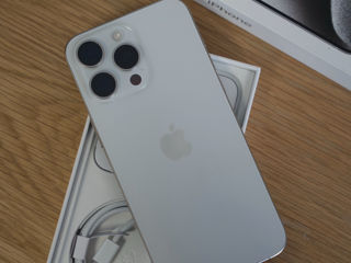 iPhone 15 Pro, 256GB, White Titanium foto 3