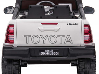 Mașină electrică pentru copii Toyota Hilux HL860 (alb/negru) / Детский электромобиль Toyota Hilux foto 13