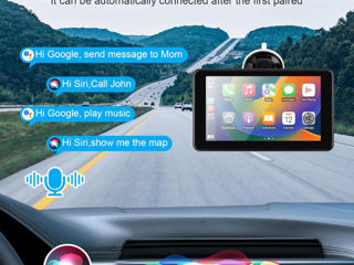 Ecran Carplay android si iphone 7 inch foto 5