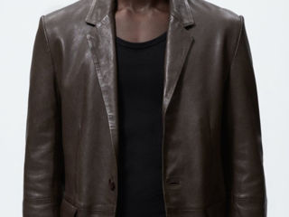 Новый, кожаный блейзер Zara!!! foto 1