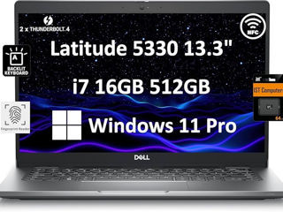 Компактный и Мощный Dell Latitude 7330 13.3"FHD, i7-1265u 4.80GHz, ram16gb, ssd 512 foto 2