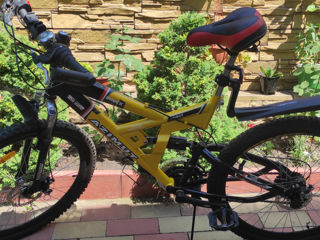 Bicicleta de munte - 2 amortizatoare + upgrade + cadou roata de rezerva din spate