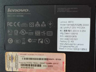 Vand Laptop Lenovo Model B570 foto 6