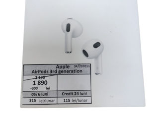 Apple Airpods 3rd generation 1890 lei