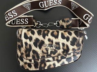 Geanta Guess leopard print foto 3