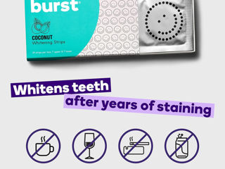 Полоски для отбеливания зубов BURST foto 4