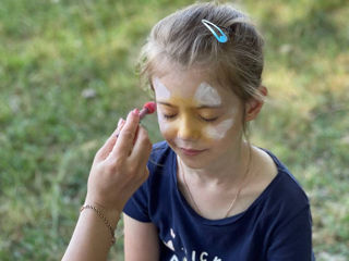 Аквагрим. Face painting. Рисунки на лице/на руке для детей. BodyArt Desene, pictura pe fața/ pe mina foto 5