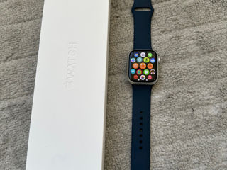 Apple Watch S9, GPS, 45mm, Silver Aluminium Case, Storm Blue Sport Band - S/M foto 4