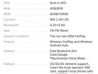 CarLinkKit CarPlay Ai TVBox Plus Android 13 foto 6