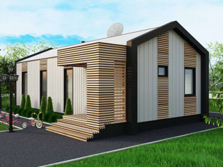 Compania IOGIPREFABHOUSE.MD construieste case modulare cu finisare din lemn. foto 6