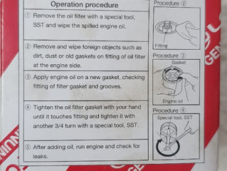 Масляный фильтр toyota/lexus оригинал новый!! foto 7