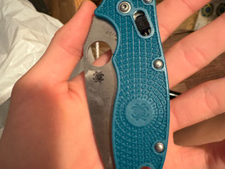 Spyderco Manix 2 C101PCBL2 Steel Mineral Blue Lightweight foto 2