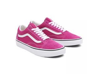 VANS Розовые Кроссовки Vans Old Skool 38 р/ Adidasi in Fucsi 50/50 Piele si Panza