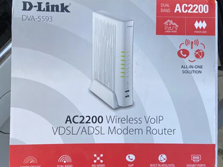 D-LINK AC2200 Wireless VDSL/ADSL VoIP Modem Router DVA-5593