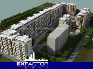 Exfactor Grup sect. Buiucani, 2 camere 78 m2 et 3 de la 570 € m2, cu prima rata 13.350 €! Suna acum! foto 1