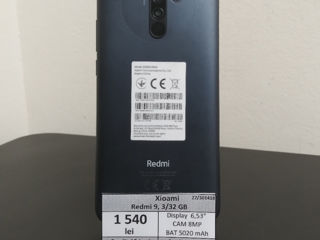 Xiaomi Redmi 9 3/32Gb, 1540 lei