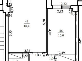 Apartament cu 1 cameră, 41 m², Râșcani, Chișinău foto 13