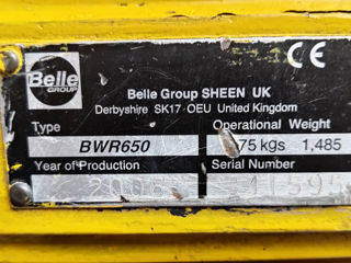 Rulou Compactor Belle BWR650 - Каток Ручной foto 5