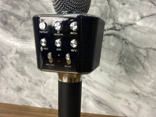 Microfon karaoke cu funcție de boxă foto 3