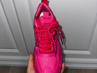 Adidași sport damă - roz neon foto 4