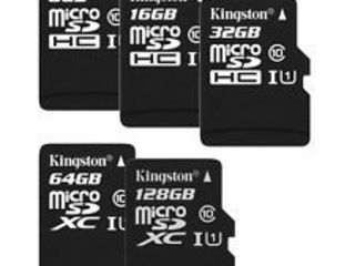 Карты памяти microSD и SD - Transcend / Kingston / Samsung! - Новые - дешево - гарантия ! foto 1