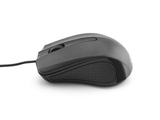 MediaRange Wired 3-button optical mouse, black foto 3
