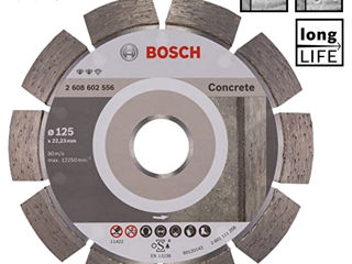 Алмазные диски по бетону BOSCH по бетону на болгарки, штроборезы и бензорезы.