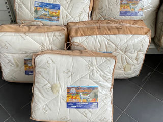 Зимние заводские стеганые одеяла из натуральной шерсти foto 1