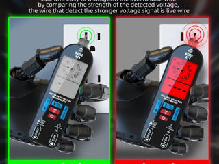Умный цифровой мультиметр-тестер/Детектор скрытой проводки на обрыв foto 5