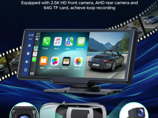 Ecran Wireless CarPlay Android Auto 9 inch foto 5