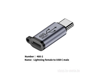 Adapter. Адапреры, переходники, Micro USB, female, male, USB-C, Lightning, Mini USB. foto 9