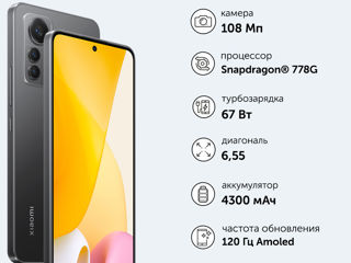 Xiaomi 12 Lite 5G 8/128GB. Новый запечатанный