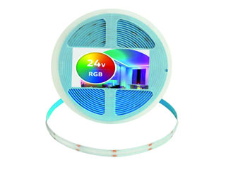 Banda LED RGB COB, 14W/m 24V 10000*10*2.3mm RGB, IP20  Descriere: Această bandă LED RGB COB are o ga foto 1