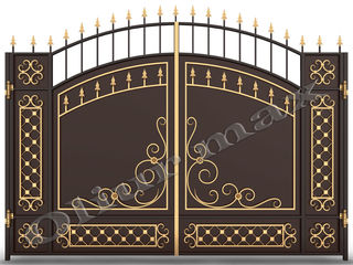 Ворота, заборы, козырьки,  перила, решётки,металлические двери дешево и качественно.