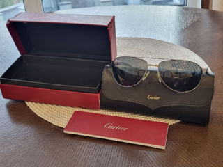 Продам оригинальные солнцезащитные очки Cartier Santos редкая модель! foto 5